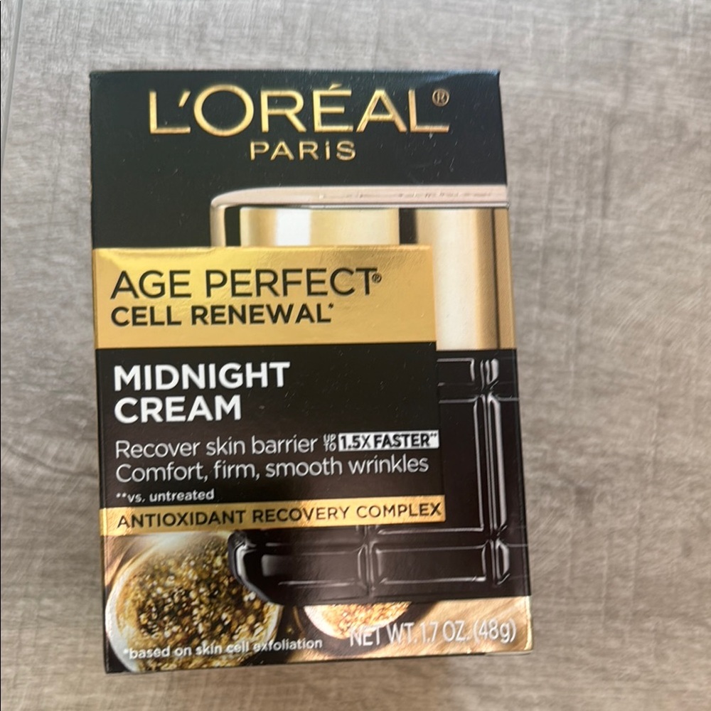 L'Oreal Black and Gold Moisturizer Age Perfect
